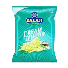 Balaji Cream & Onion Potato Wafers 135 g