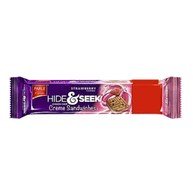 Parle Platina Hide & Seek Choco Chip Strawberry Sandwich Biscuits 100 g