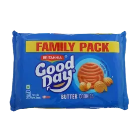 Britannia Good Day Butter Cookies 600 g (Buy 4 Get 1)