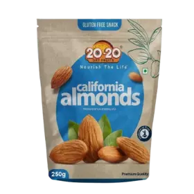 20-20 Dry Fruits California Almond (Badam) Kernels
