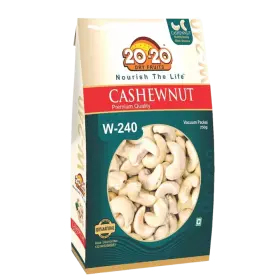 20-20 Dry Fruits Cashew W-320, 250 g