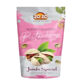 20-20 Dry Fruits California Roasted & salted pistachios (Jumbo Special) 250 g
