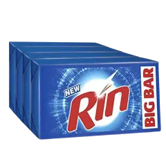 Rin Detergent Bar 250 g (Pack of 4)