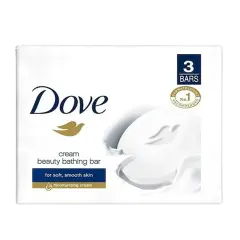 Dove Cream Beauty Bathing Bar 125 g (Pack of 3)