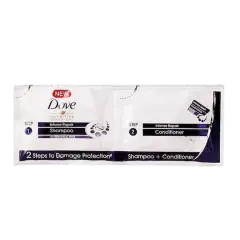 Dove Intense Repair Shampoo + Conditioner 12 ml (Pack Of 16)