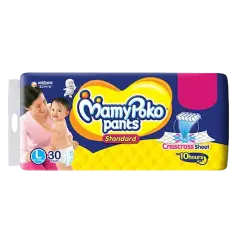 MamyPoko Pants Standard Diaper (L) 28 Count, 9-14 kg