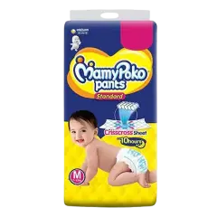 MamyPoko Pants Standard Diaper (M) 30 Count, 7-12 kg