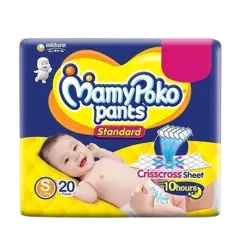 MamyPoko Pants Standard Diaper (s) 20 Count, 4-8 kg