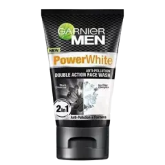 Garnier Men Turbo Bright Anti Pollution Double Action Face Wash 100 g