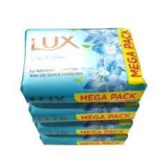 Lux Fresh Glow Water Lily & Cooling Mint Soap 100 g (Pack of 4)