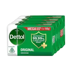 Dettol Original Soap 150g (Pack Of 4)