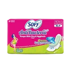 Sofy Antibacteria Sanitary Pads XL+ 6 Pieces