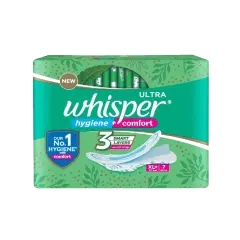 Whisper Ultra Hygiene + Comfort XL+ 7 Pieces