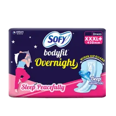 Sofy Bodyfit Overnight XXXL 3 Pieces
