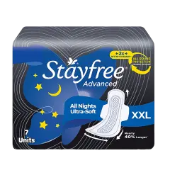 StayFree Advanced All Night Ultra Soft XXL 7 Pieces