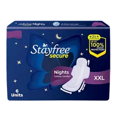 Stayfree Secure Night XXl 6 Pieces