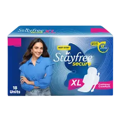 Stayfree Secure Cottoney Comfort 18 Peces
