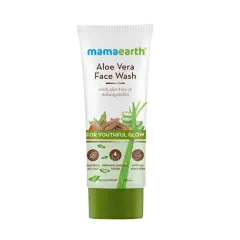 Mamaearth Aloe Vera Face Wash With Aloe Vera & Ashwagandha For A Youthful Glow 100 ml