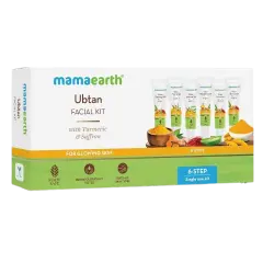 Mamaearth Ubtan Facial Kit with Turmeric & Saffron for Glowing Skin 60 g