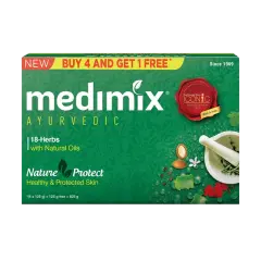 Medimix Ayurvedic Classic 18 Herbs Soap 125g (4+1 Offer Pack)