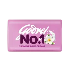 Godrej No.1 Jasmine & Milk Cream Soap 100 g (Pack Of 5)