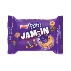 Parle Fab! Jam-in Black Currant Flavoured Jam Biscuits 132g