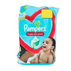 PampersHappy Skin Pant Diaper (S) 10 Pieces 4-8 Kg