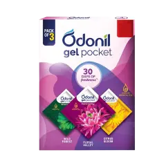 Odonil Gel Pocket - Air Freshener, Assorted Flavours 40 g