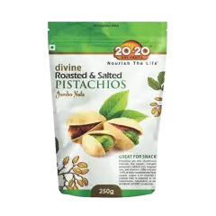 20-20 Dry Fruits California Roasted & salted pistachios 250 g