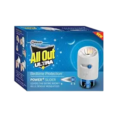 All Out Ultra Power+ Slider Mosquito Repellent Machine+ Refill 45 ml