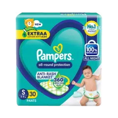 Pampers All Round Protection Pants (S) 30 count 4 - 8 kg