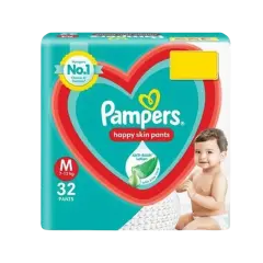 Pampers Happy Sleep Pants (M) 32 count 7 - 12 kg