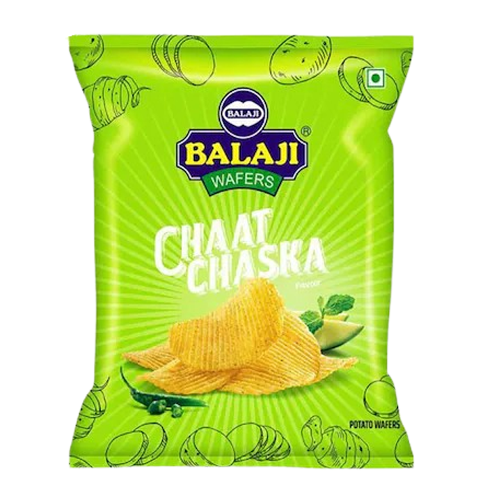 Balaji Wafers Chaat Chaska Potato Wafers 135 g
