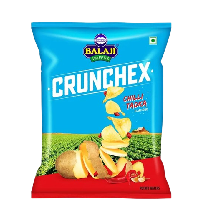 Balaji Crunchex Chili Tadka Wafers 135 g