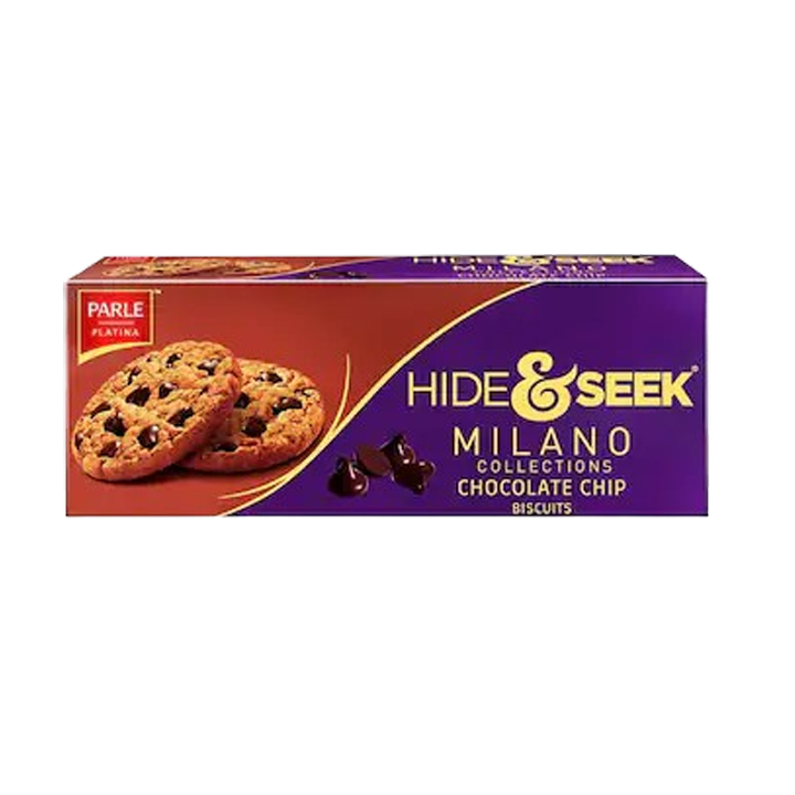 Parle Hide & Seek Milano Chocolate Chip Biscuits 75 g