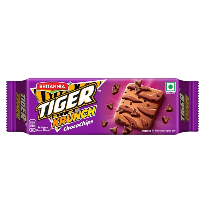 Britannia Tiger Krunch Chocochips Cookies 63 g