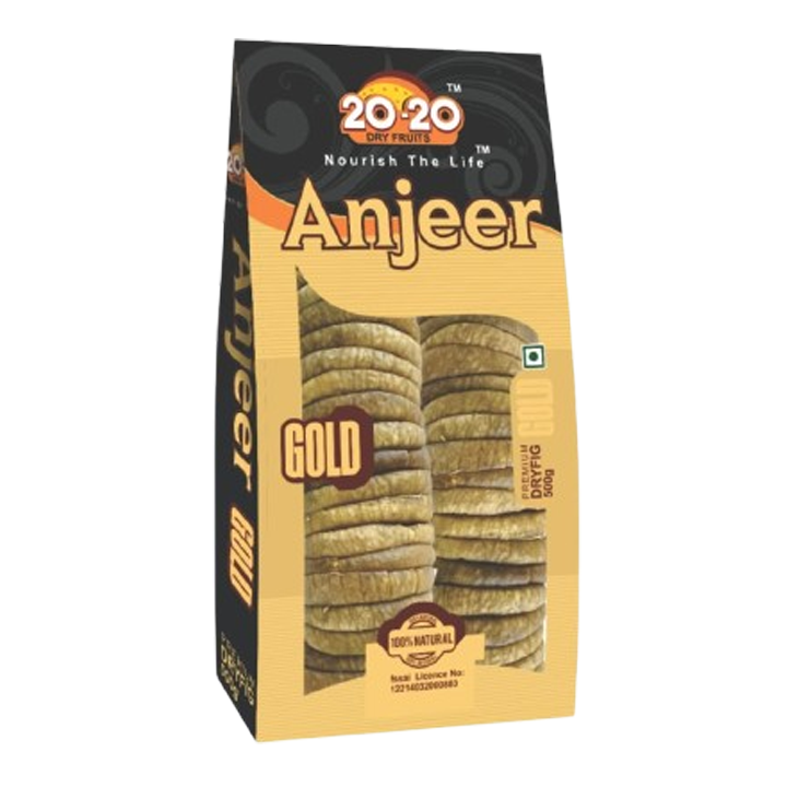 20-20 Dry Fruits Gold Anjeer Dried Figs Dry Fruit
