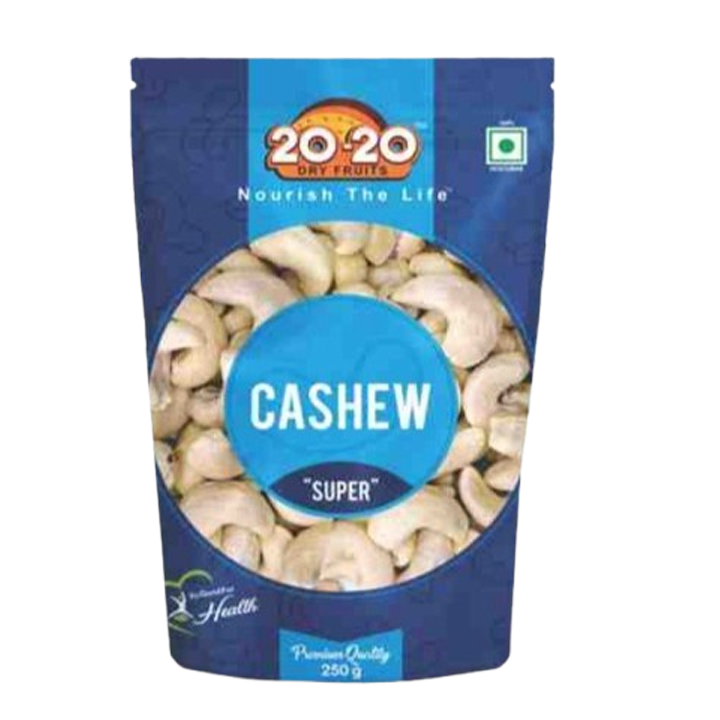 20-20 Dry Fruits Cashew (Kaju) 250 g