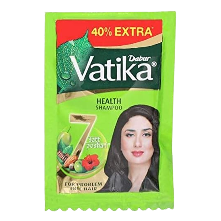 Dabur Vatika Henna and Amla Naturals Health Shampoo 6.24 ml (Pack Of 16)