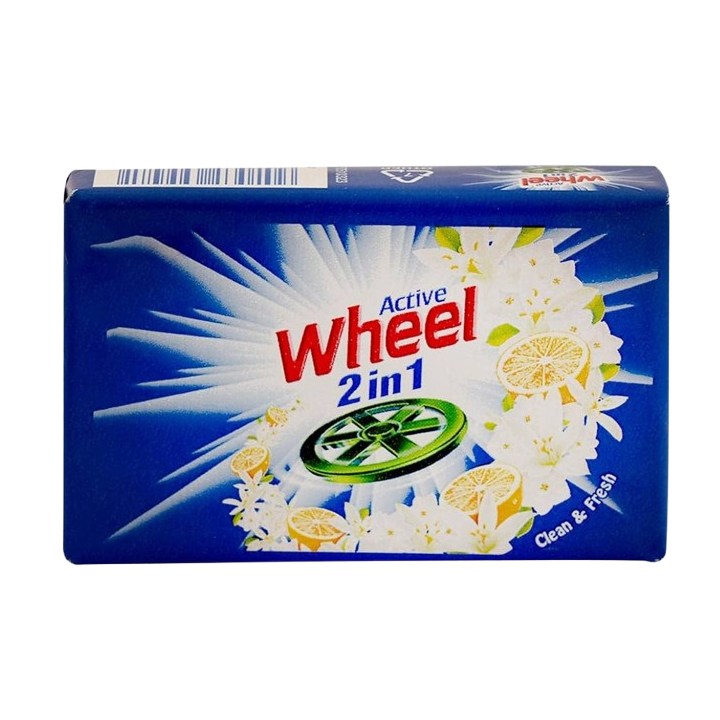 Wheel Active 2 In 1 Detergent Cake 210 g