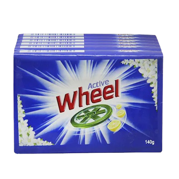 Active Wheel Detergent Bar 110 g (Pack of 6)