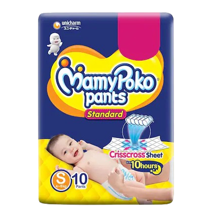 MamyPoko Pants Standard Diaper (s) 10 Count, 4-8 kg