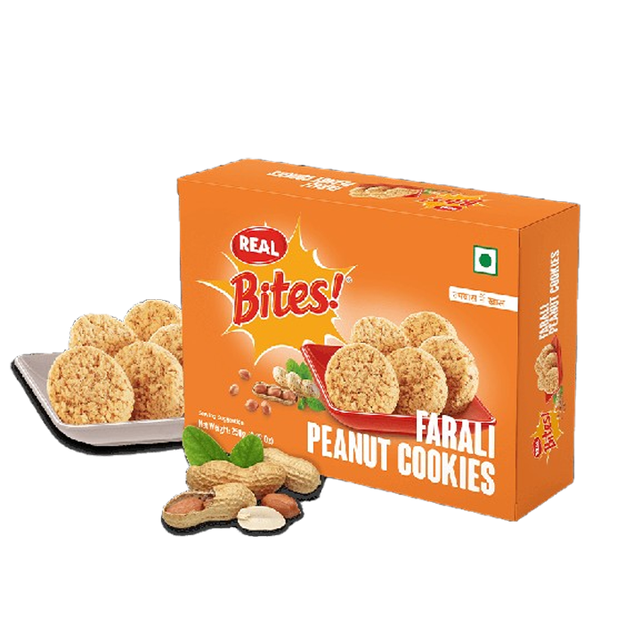 Real Namkeen Bites Farali Peanut Cookies 250 g