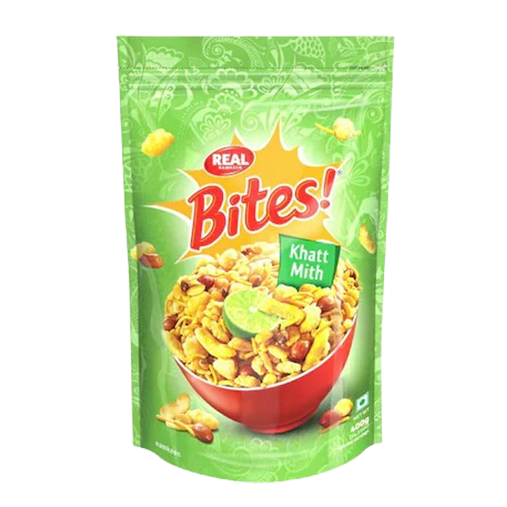 Real Namkeen Bites Khatt Mith 400 g
