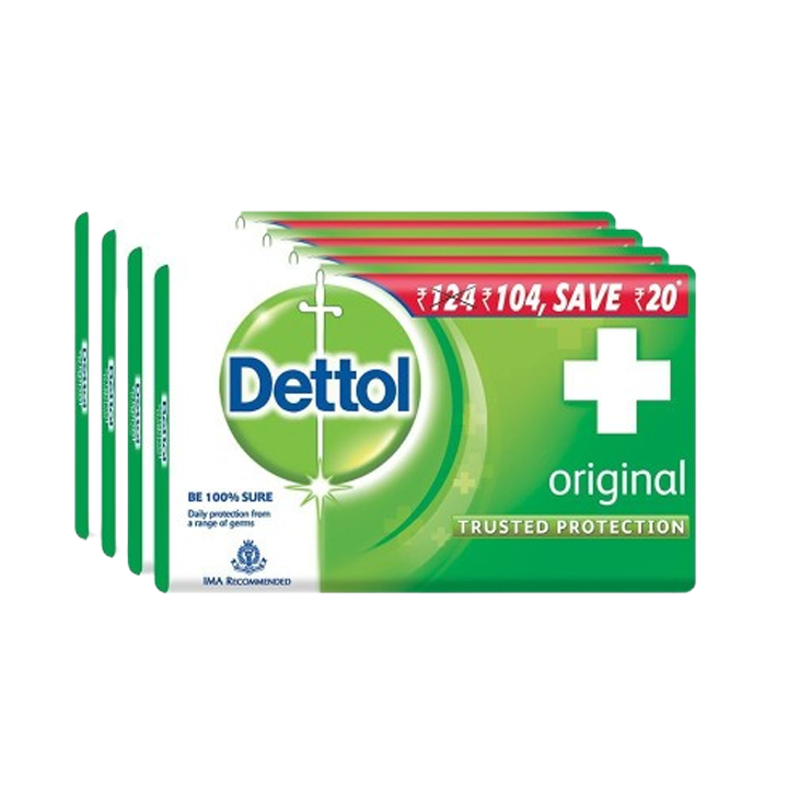 Dettol Original Soap 75 g (Pack Of 4)