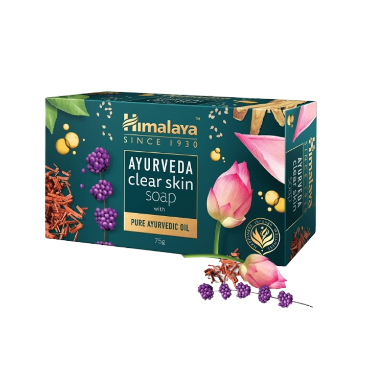 Himalaya Ayurveda Clear Skin Soap India 75 g (Pack Of 4)