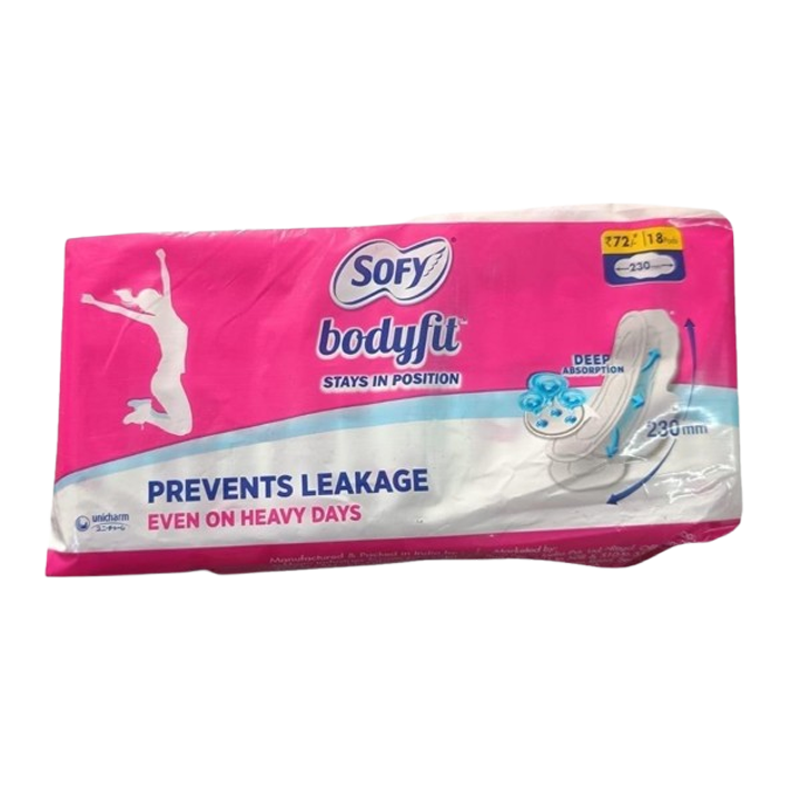 Sofy Bodyfit Regular Sanitary Pad 18 Pieces