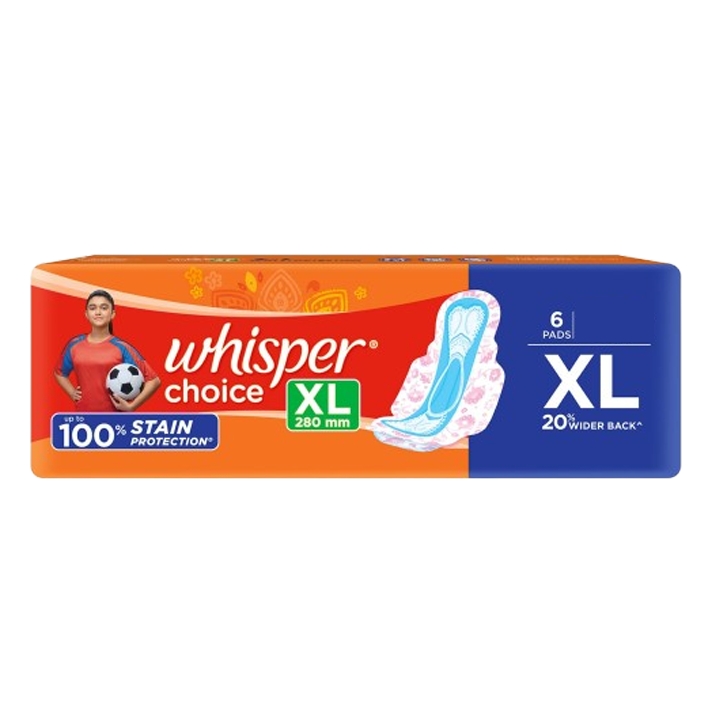 Whisper Choise XL 6 Pieces