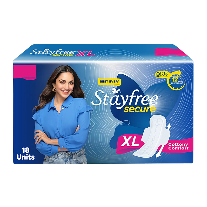 Stayfree Secure Cottoney Comfort 18 Peces
