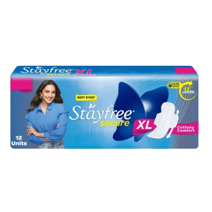 Stayfree Secure Cottoney Comfort 12 Peces